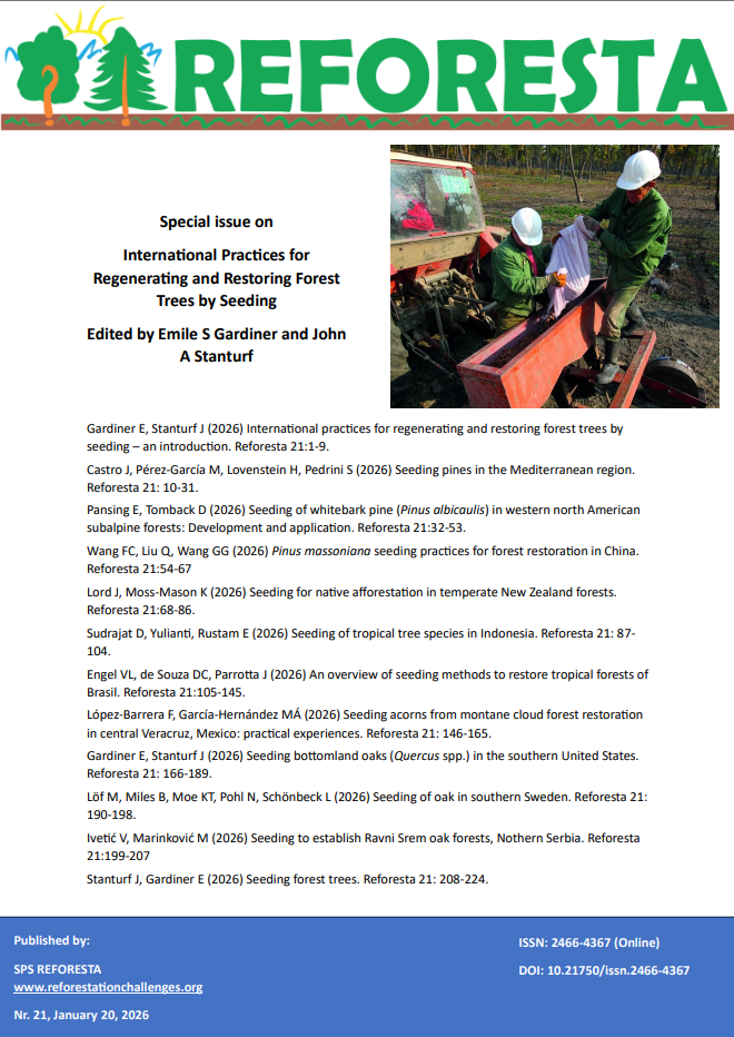 International Scientific Journal on Reforestation, Afforestation and Tree Reproduction